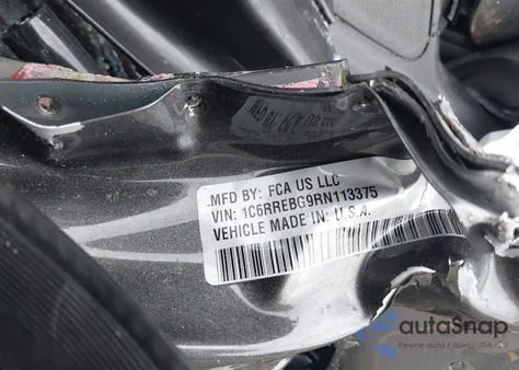 2024 Ram 1500 Big Horn 4X2 6'4 Box z USA, uszkodzony, nr VIN 1C6RREBG9RN113375